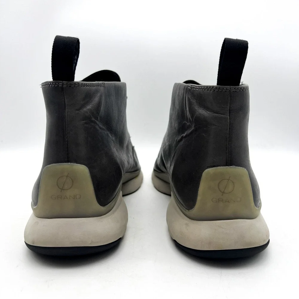 Cole Haan 3.Zero Grand Mens Size 13M Chukka Boots Gray Leather C28595